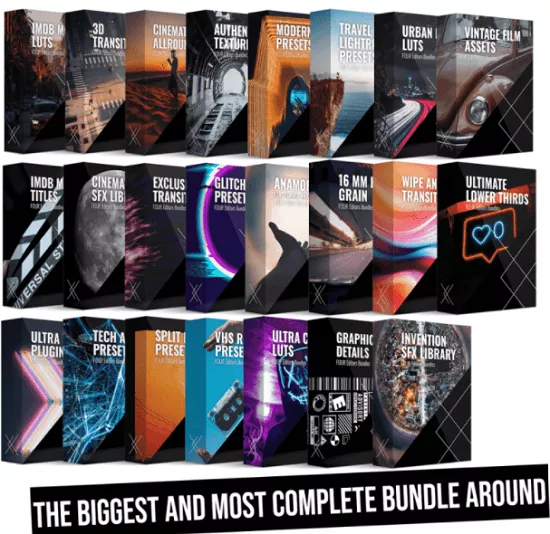 FOUR Editors Platinum Bundle: Complete All in 1 - 7000+