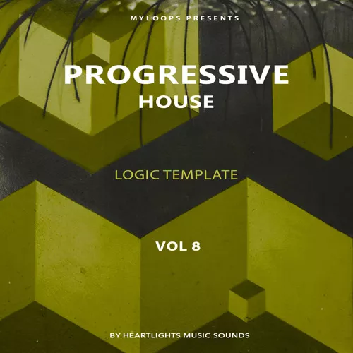 Heartlights Music Sounds Progressive House Template Vol.8 [Logic Pro X Template]