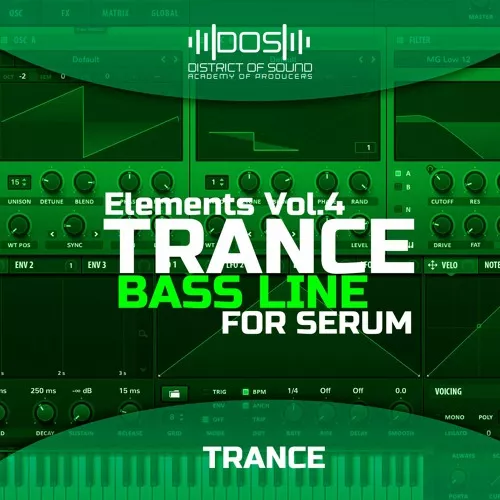 District Of Sound Elements Trance Bass Line For Serum Vol.4 ALS Serum Presets