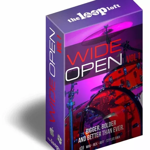 The Loop Loft Wide Open Drums Vol.1 WAV