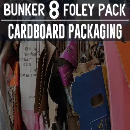 Bunker 8 Digital Labs Bunker 8 Foley Pack Packaging Cardboard WAV