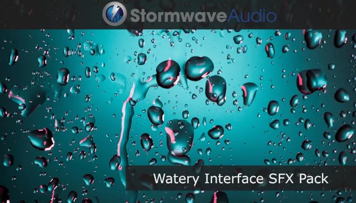 GameDev Market Watery Interface Sound Effects Pack WAV