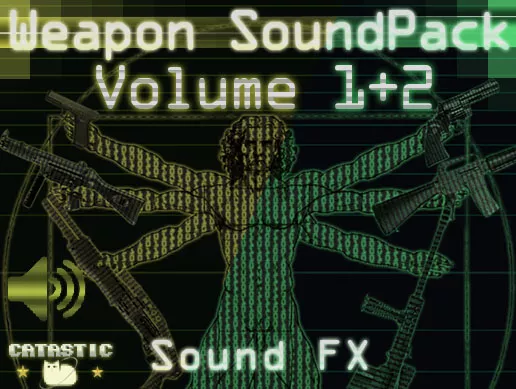 GameDev Market Weapon Sound Pack Vol.1+2 WAV