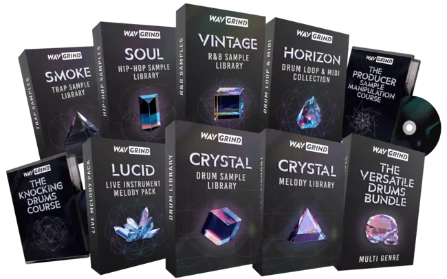 WavGrind Crystal Producer Bundle [WAV MIDI]